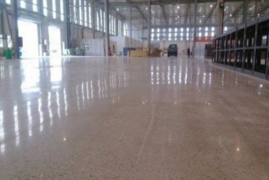 施工后的旺正汽车零部件纳米地坪